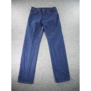 Wrangler Jeans‎ Mens 33x34 Blue Straight Cowboy Western Rodeo American Workwear